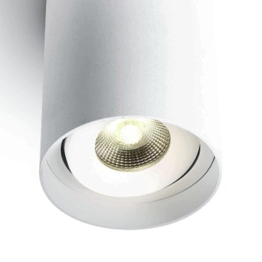 ONE Light COB Indoor Round Cylinders - spot en saillie 1L - Ø 9 x 14 cm - 10W LED inclus - blanc