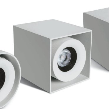 ONE Light Adjustable COB Cylinders - spot en saillie 1L - 8 x 8 x 10 cm - 8W dimmable LED inclus - blanc
