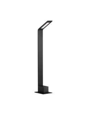 Nova Luce Vel - lampe de jardin - 9,5 x 61 cm - 7W LED inclus - IP65 - noir sablé