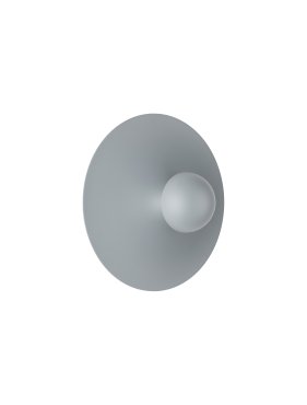 Nova Luce Edem - applique murale - Ø 25 x 11 cm - 9W LED inclus - bleu gris