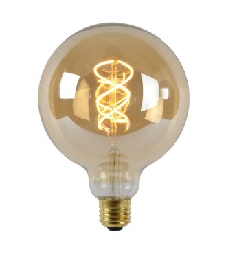 Lucide Lampe à incandescence LED - Ø 12,5 x 17,5 cm - E27 - 5W dimmable - 2200K - ambre