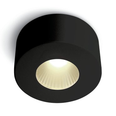 ONE Light LED Fashion Cylinders - spot en saillie 1L - Ø 7,95 x 4 cm - 7W LED dimmable inclus - noir