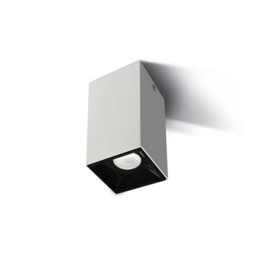 ONE Light Surface Shop Square Boxes - spot en saillie 1L - 5,4 x 5,4 x 10 cm - 7W dimmable LED inclus - blanc