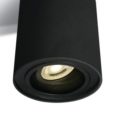 ONE Light GU10 Adjustable Cylinders - spot en saillie 1L - Ø 9,6 x 12,5 cm - noir