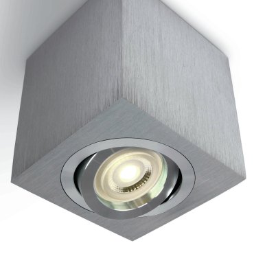 ONE Light GU10 - plafonniers - 9,5 x 9,5 x 9 cm - aluminium
