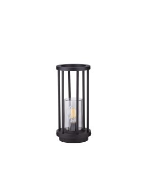 Nova Luce Elysium - lampe de jardin - Ø 16 x 35 cm - IP65 - anthracite foncé