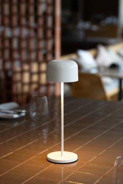 Faro Mavis - lampe portable - Ø 7,5 x 20 cm - 2W LED inclus - IP54 - blanc mat