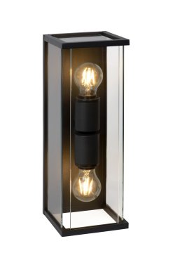 Lucide Claire - applique d'extérieur - 14 x 14 x 40 cm - IP54 - anthracite