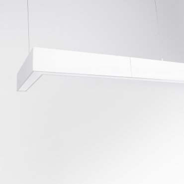 Nova Luce Dido - profilé lumineux linéaire - 34,5 x 3,8 x 7 cm - 20W LED inclus - blanc - couleur de lumière blanche