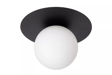 Lucide Tricia - plafonnier - Ø 25 x 17,5 cm - noir