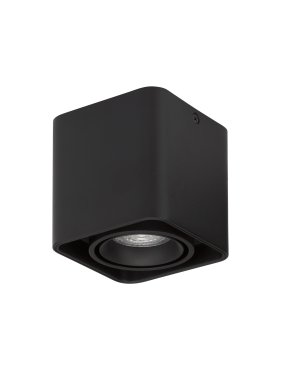 Nova Luce Nami - spot en saillie - 11 x 11 x 10 cm - noir