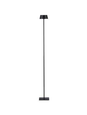 Nova Luce Persea - lampadaire portable - Ø 11,5 x 115 cm - 2W dimmable LED inclus -  IP54 - anthracite foncé