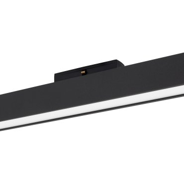 Nova Luce Rieti - luminaire pour système de profilés magnétiques - 40,2 x 3,5 x 5,1 cm - 22W LED inclus - noir - couleur de lumière blanc chaud