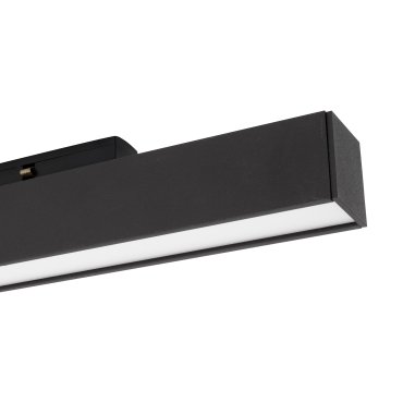 Nova Luce Rieti - luminaire pour système de profilés magnétiques - 26,9 x 3,5 x 5,1 cm - 15W LED inclus - noir - couleur de lumière blanc chaud