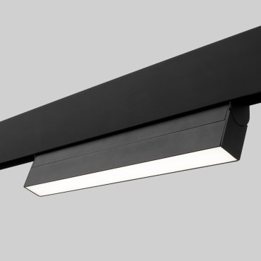 Nova Luce Rieti - luminaire pour système de profilés magnétiques - 40,7 x 3,4 x 11,6 cm - 22W LED inclus - noir - blanc couleur de lumière