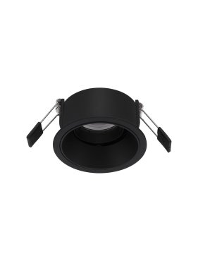 Nova Luce Reina - spot encastré - Ø 90 mm x 49 mm, encastré Ø 75 mm - noir