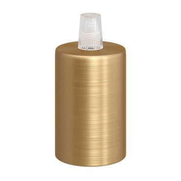 Creative Cables - Raccord E27 avec porte-câble conique en plastique - Ø 4,2 x 6,2 cm - doré