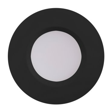 Nordlux Tiaki - spot encastré - Ø 85 mm, Ø 72 mm taille d'encastrement - 5,7W dimmable LED inclus - IP65 - noir
