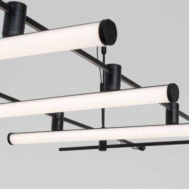 Nova Luce Zeon - point lumineux système de rail magnétique - 75,5 x 10 cm - 20W LED inclus - noir sable