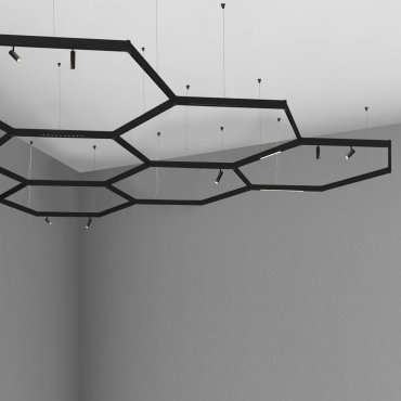 Nova Luce Tree 02 - connecteur - 18 x 21 x 7,5 cm - noir