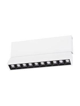 Nova Luce Pad - plafonnier - 27,5 x 4 x 12,2 cm - 15W LED inclus - blanc