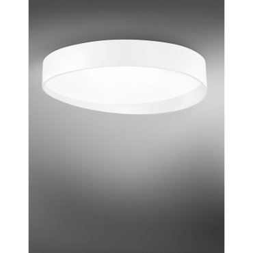 Nova Luce Fano - plafonnier - Ø 40 x 15,5 cm - 26W LED inclus - blanc