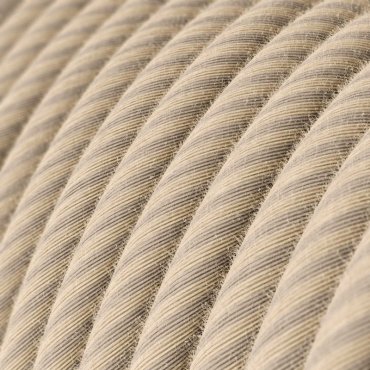 Creative Cables - cordon textile - par 100 cm - coton et lin