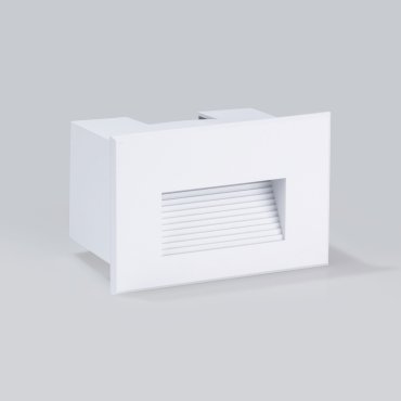 Nova Luce Polka - applique encastrée - 12 x 8 x 7,4 cm - 4W LED inclus - IP65 - blanc sablé