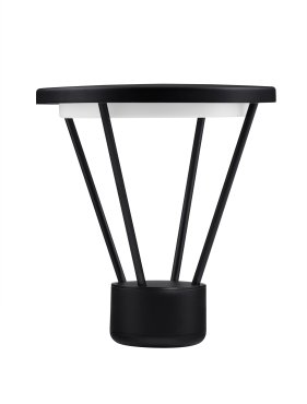 Nova Luce Virtus - lampe à poser - Ø 30 x 33 cm - 16W LED inclus - IP65 - anthracite foncé
