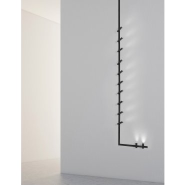 Nova Luce Nap - spot pour système de profilés magnétiques - Ø 8,5 x 27 cm - 30W LED inclus - noir - couleur de lumière blanche