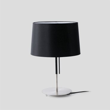 Faro Volta - lampe à poser - Ø 31 x 19,5 cm - nickel et noir