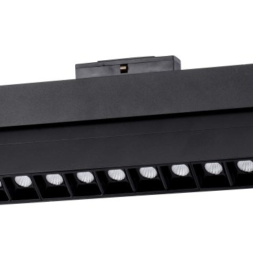 Nova Luce Este - luminaire pour système de profilés magnétiques - 40,7 x 3,4 x 11,6 cm - 22W LED inclus - noir - couleur de lumière blanche