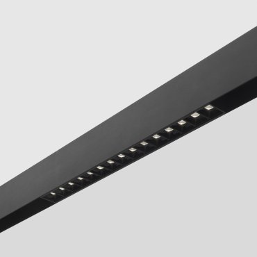 Nova Luce Este - luminaire pour système de profilés magnétiques - 40,2 x 3,5 x 5,1 cm - 22W LED inclus - noir - couleur de lumière blanche