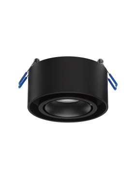 Nova Luce Brook - spot encastré - Ø 9,6 x 7,8 cm, encastré 79 mm - noir