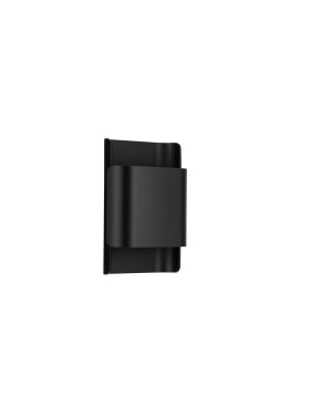Nova Luce Polly - applique murale extérieure - 13 x 18 x 5,5 cm - 10W LED inclus - IP54 - noir sablé