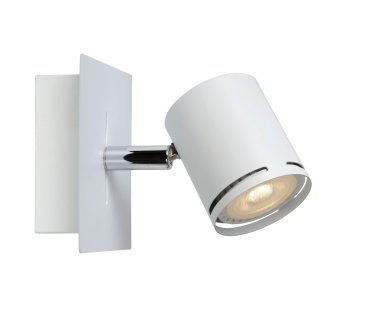Lucide Rilou - spot en saillie - 10 x 10 x 12 cm - 4,5W LED dimmable inclus - blanc