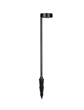Nova Luce Dyol - lampe de jardin - Ø 12 x 63 cm - 7W LED inclus - IP65 - noir sablé