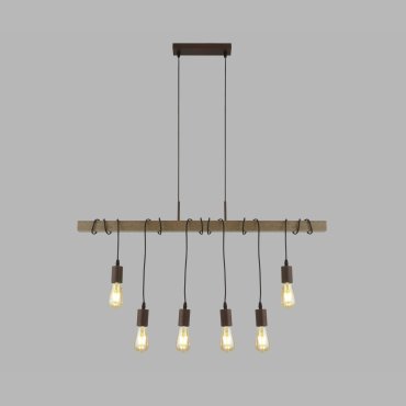 Searchlight Barn - lampe suspendue - 100 x 6 x 150 cm - marron