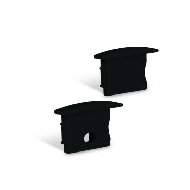 ONE Light Profils encastrés - profilé LED encastré - 2,3 x 1,5 cm - longueur 200 cm - noir