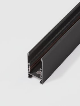 Nova Luce Breda - rail magnétique flexible en saillie - 100 cm - noir