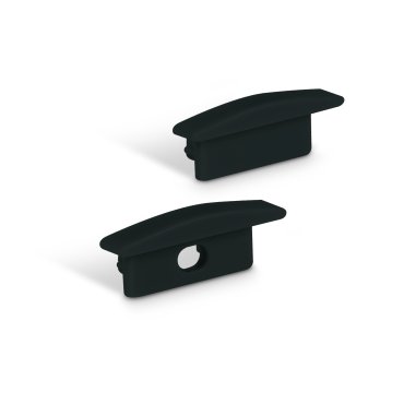 ONE Light Black Profiles Series - profilé encastrable LED - 2,3 x 0,9 cm - longueur 200 cm - noir