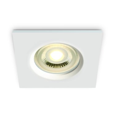 ONE Light Gamme Salle de Bains - spot encastré - 85 x 85 mm, Ø 68 mm encastré - IP65 - blanc