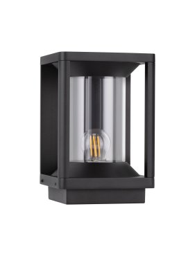 Nova Luce Pacific - lampe de jardin - 14,5 x 22 x 14,5 cm - IP65 - anthracite foncé