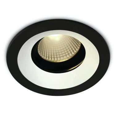 ONE Light Anneaux interchangeables - spot à encastrer - Ø 108 mm, Ø 90 mm à encastrer - 12W LED inclus - noir