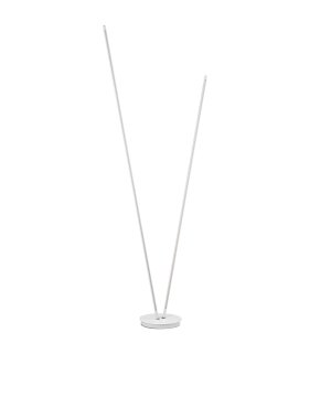 Nova Luce Intec - lampadaire - Ø 26 x 184 cm - 33W dimmable LED inclus - blanc sablé