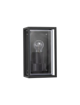 Nova Luce Regina - applique murale extérieure - 13,8 x 23,8 x 10 cm - IP65 - anthracite foncé