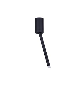 Nova Luce Ornos - plafonnier - Ø 5 x 29,5 cm - 4W LED inclus - noir sablé
