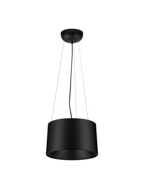 Nova Luce Atil - lampe suspendue - Ø 35 x 210 cm - 24W LED inclus - noir sablé