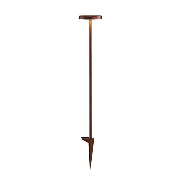 VK Lighting Mush - lampe de jardin à piquet - Ø 15 x 80,8 cm - 8W LED inclus - IP65 - Brun rouille