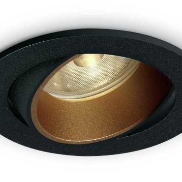 ONE Light Anneaux interchangeables - spot encastré - Ø 85 mm, Ø 76 mm encastré - 7W LED dimmable inclus - noir